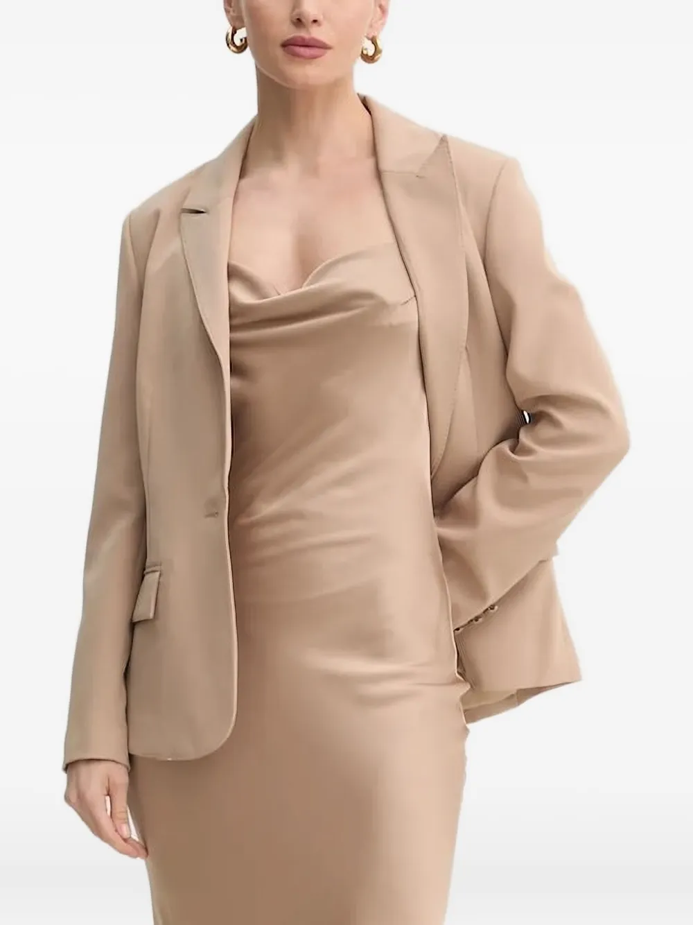 Однобортный блейзер GUESS USA, нейтральный
Однобортный блейзер GUESS USA, нейтральный