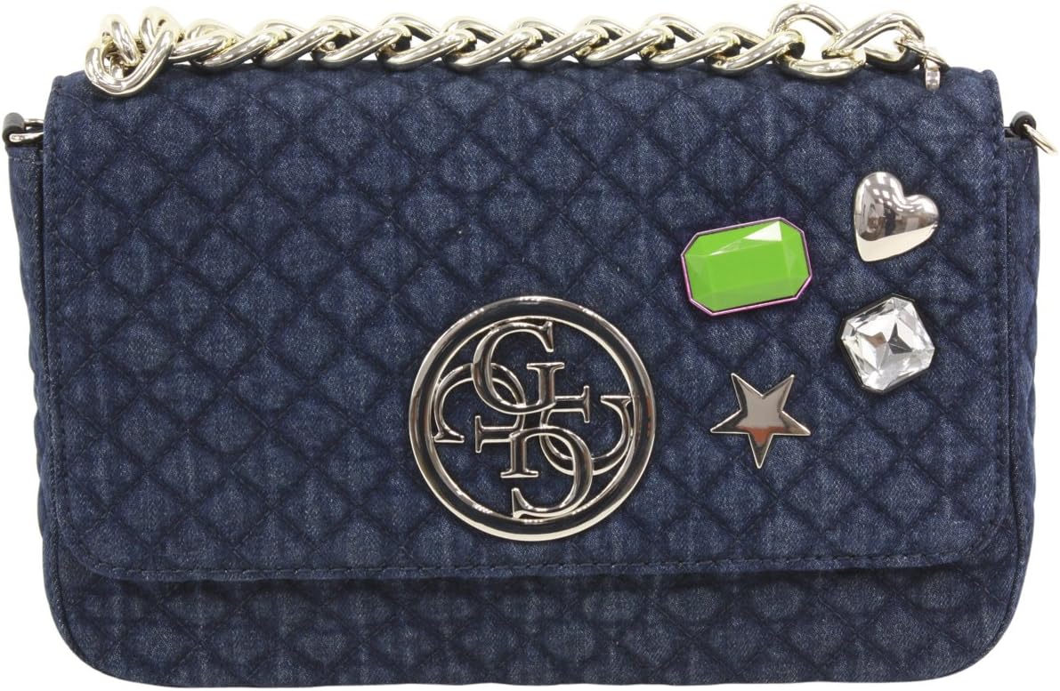 Guess женская сумка-кроссбоди из искусственной кожи с стежкой, синяя, размер Medium
Guess женская сумка-кроссбоди из искусственной кожи с стежкой, синяя, размер Medium
