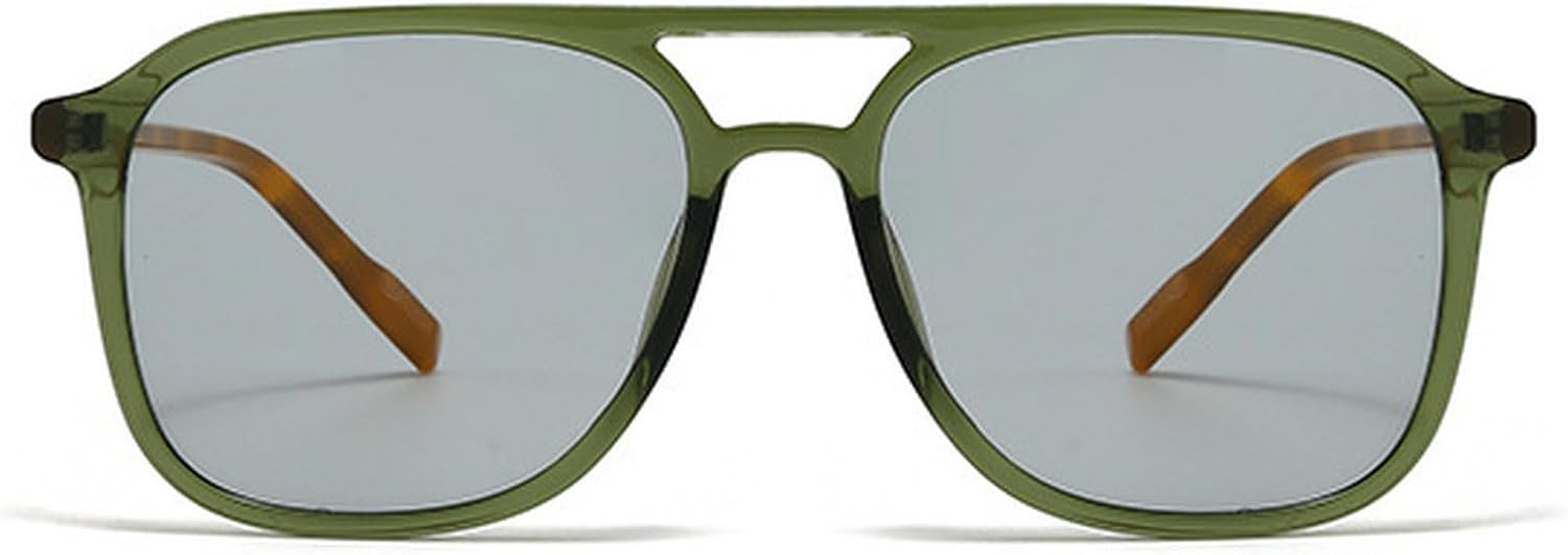 Ретро-солнцезащитные очки с двойной перемычкой, квадратной формы, женские, с защитой от УФ-излучения UV400, модные мужские солнцезащитные очки с градиентным переходом mincl, Green Black
Ретро-солнцезащитные очки с двойной перемычкой, квадратной формы, женские, с защитой от УФ-излучения UV400, модные мужские солнцезащитные очки с градиентным переходом mincl, Green Black