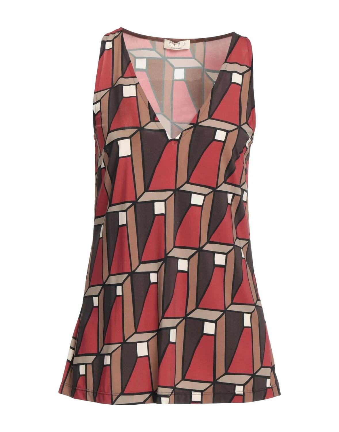 Топ Siyu, красно-коричневый
Топ Siyu, красно-коричневый