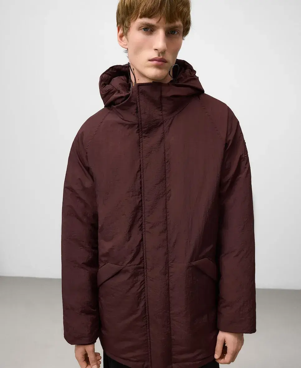 Мужская стеганая парка с капюшоном Adolfo Dominguez, красный
Мужская стеганая парка с капюшоном Adolfo Dominguez, красный