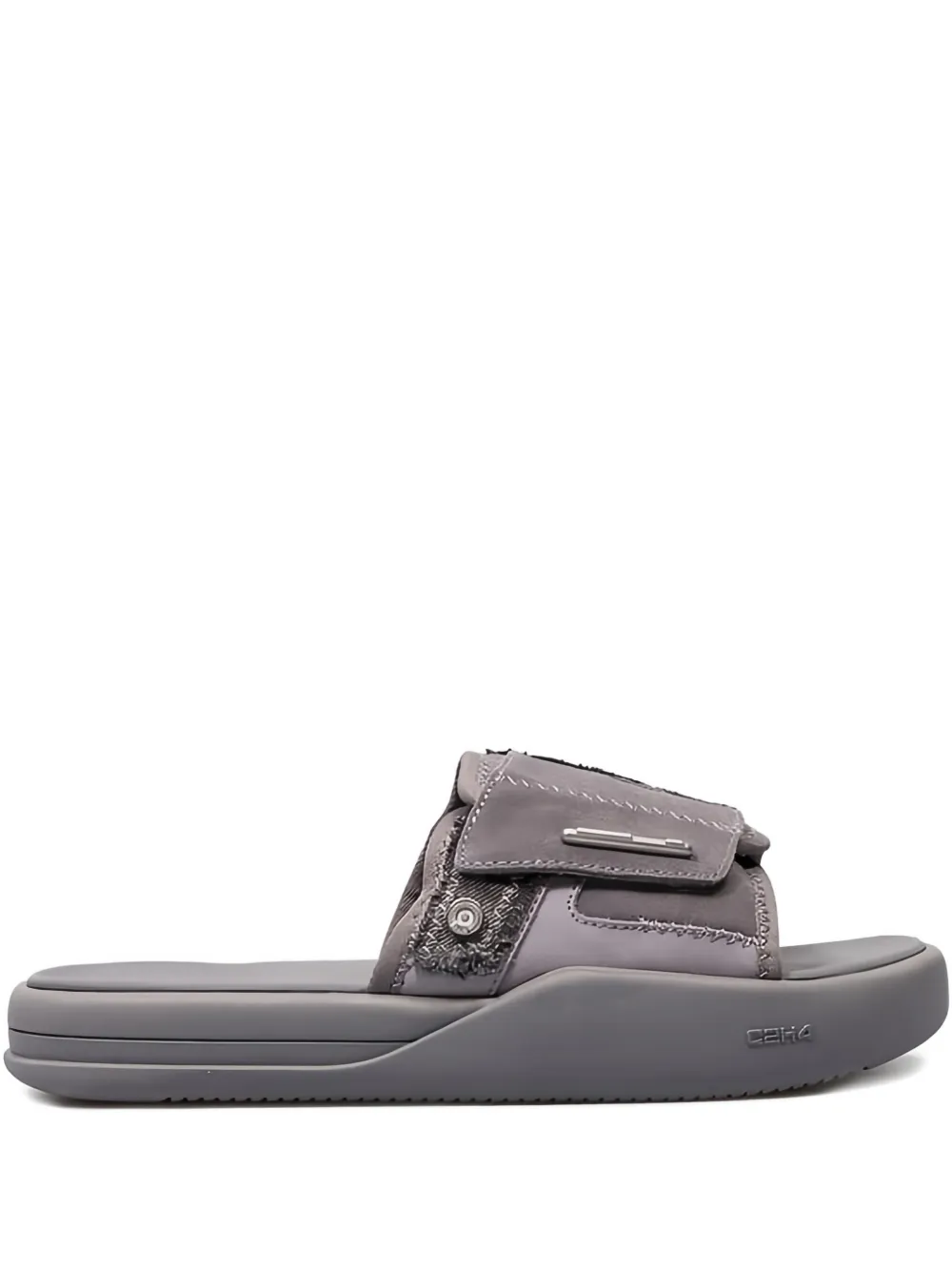 Тапочки с ремешками и замшевыми вставками C2H4, серый
Тапочки с ремешками и замшевыми вставками C2H4, серый