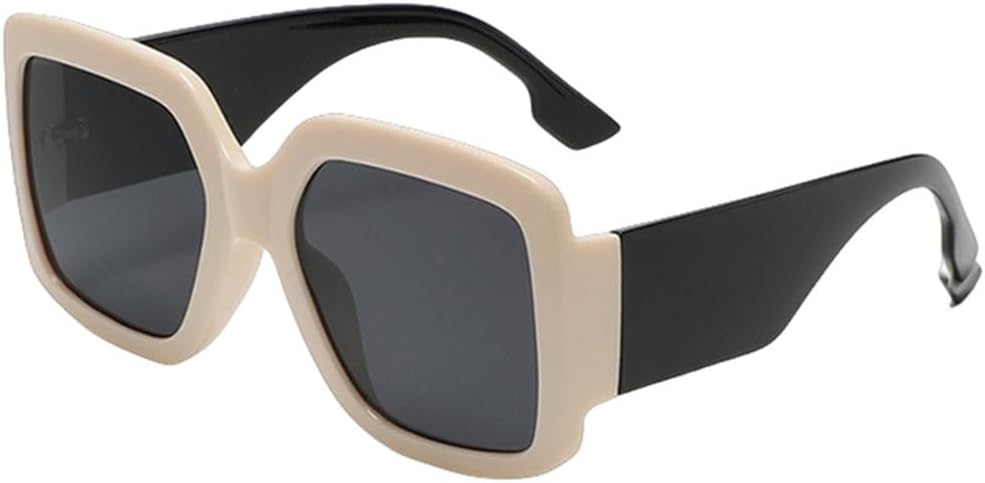 Крупные солнцезащитные очки для женщин, роскошные популярные солнцезащитные очки в большой оправе белого цвета, модные женские солнцезащитные очки, очки с защитой от УФ-излучения UV400 TYUVIVO, White Black Gray
Крупные солнцезащитные очки для женщин, роскошные популярные солнцезащитные очки в большой оправе белого цвета, модные женские солнцезащитные очки, очки с защитой от УФ-излучения UV400 TYUVIVO, White Black Gray