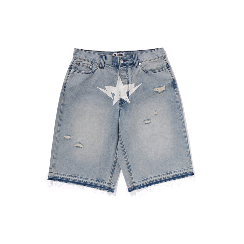 Bape Destroyed Sta расслабленные джинсовые шорты 13Oz A BATHING APE, синий
Bape Destroyed Sta расслабленные джинсовые шорты 13Oz A BATHING APE, синий