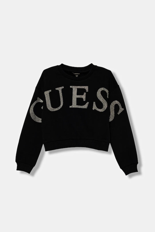 Хлопковая толстовка Guess, черный
Хлопковая толстовка Guess, черный