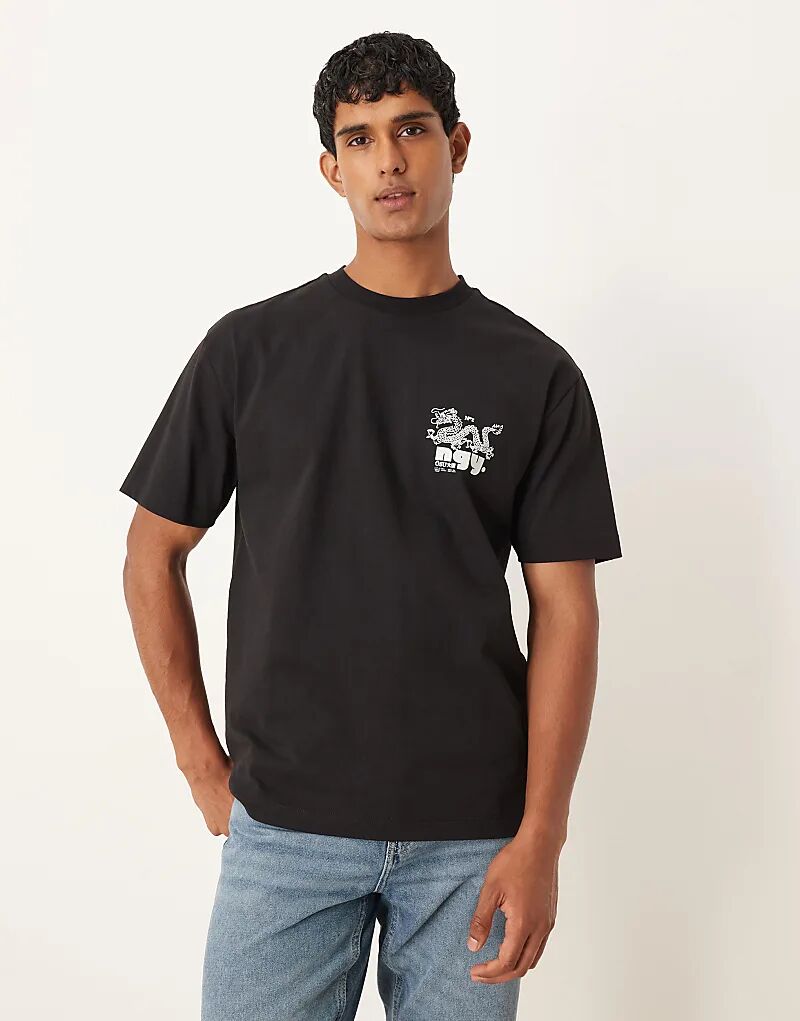 Плотная свободная футболка ASOS DESIGN с принтом дракона в антрацитовом цвете
Плотная свободная футболка ASOS DESIGN с принтом дракона в антрацитовом цвете