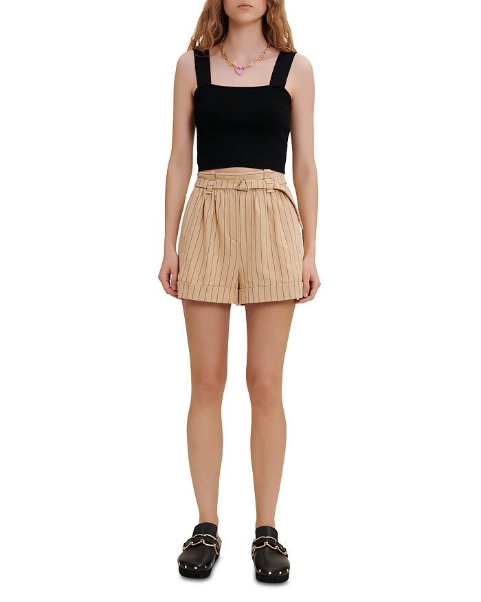 Укороченный топ Maje Maclyna с квадратным вырезом, черный
Укороченный топ Maje Maclyna с квадратным вырезом, черный