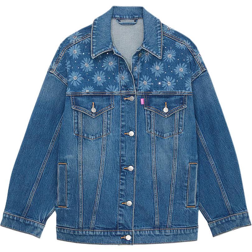 Victoria's Secret Розовая джинсовая куртка женская, Blue
Victoria's Secret Розовая джинсовая куртка женская, Blue