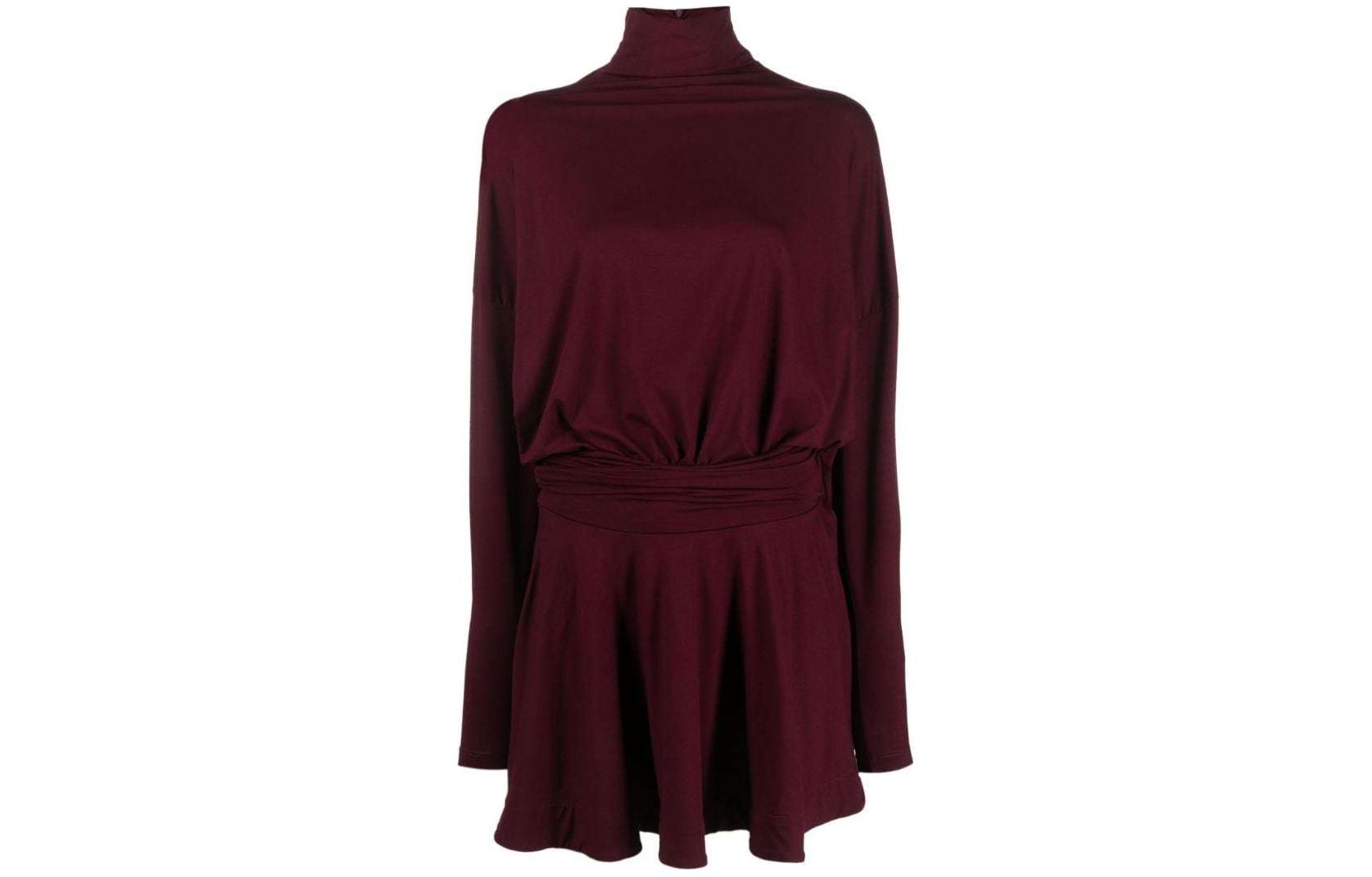 PINKO Женское платье с длинным рукавом бордовое
PINKO Женское платье с длинным рукавом бордовое