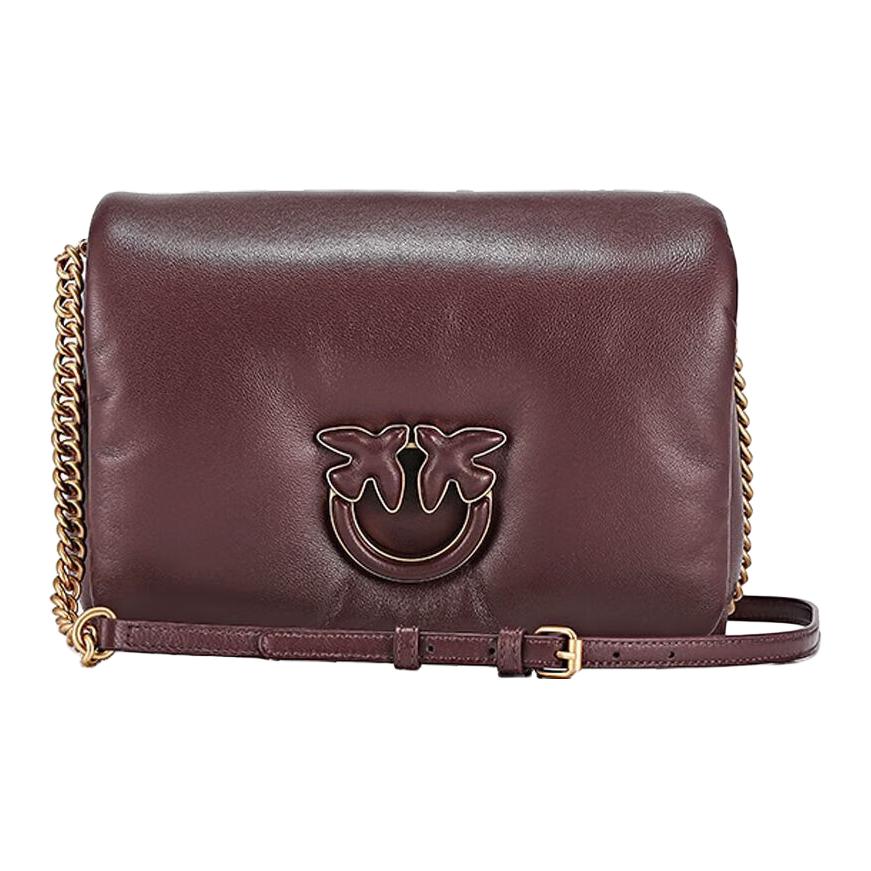 PINKO Сумка-ласточка из овчины Puff, женская сумка через плечо, кроссбоди темно-кофейного цвета
PINKO Сумка-ласточка из овчины Puff, женская сумка через плечо, кроссбоди темно-кофейного цвета