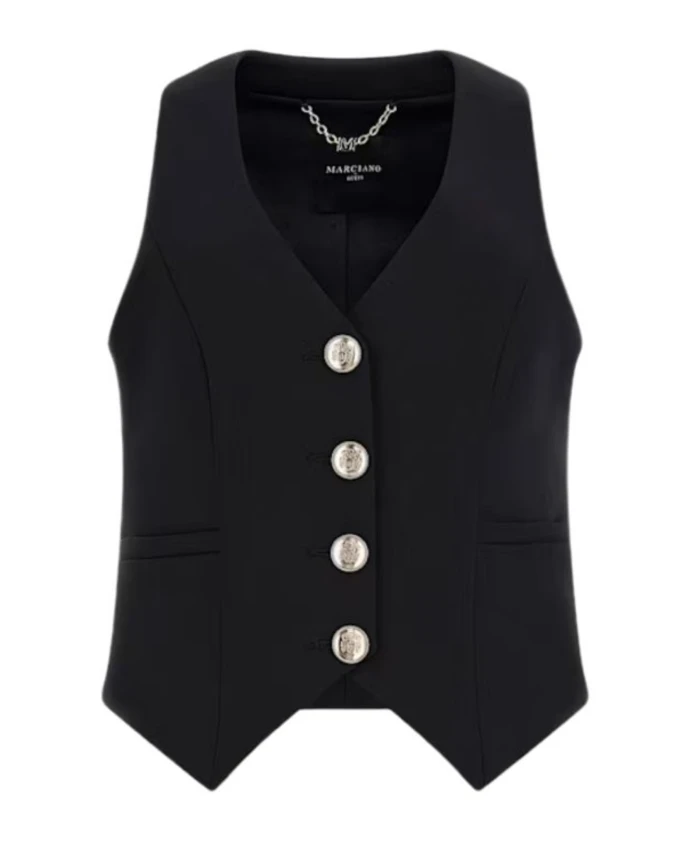 Черные жилеты от Marciano Guess, черный
Черные жилеты от Marciano Guess, черный