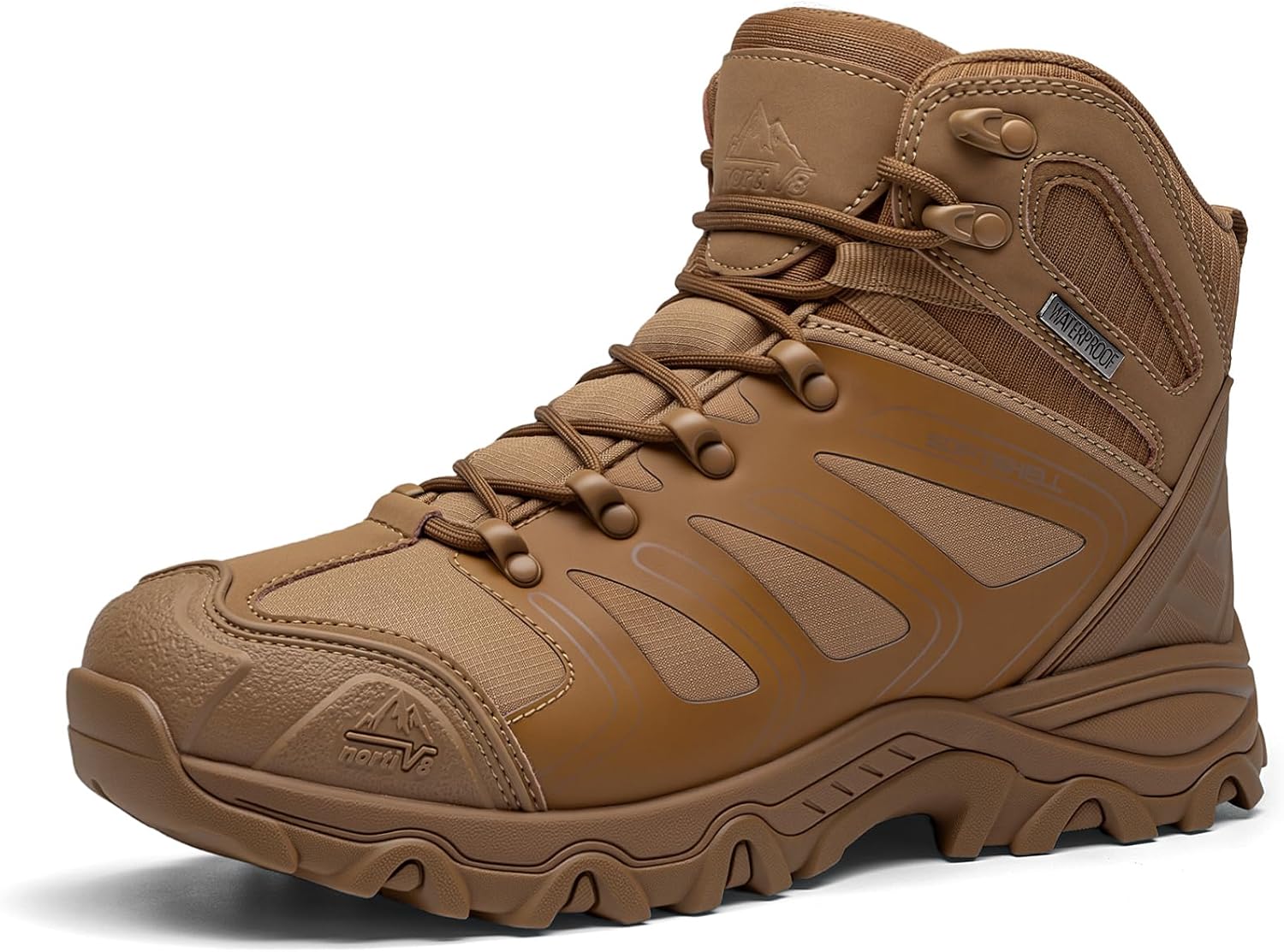 Мужские водонепроницаемые походные ботинки NORTIV 8 до щиколотки, легкая обувь для треккинга и прогулок по тропам Armadillo, Coyote
Мужские водонепроницаемые походные ботинки NORTIV 8 до щиколотки, легкая обувь для треккинга и прогулок по тропам Armadillo, Coyote