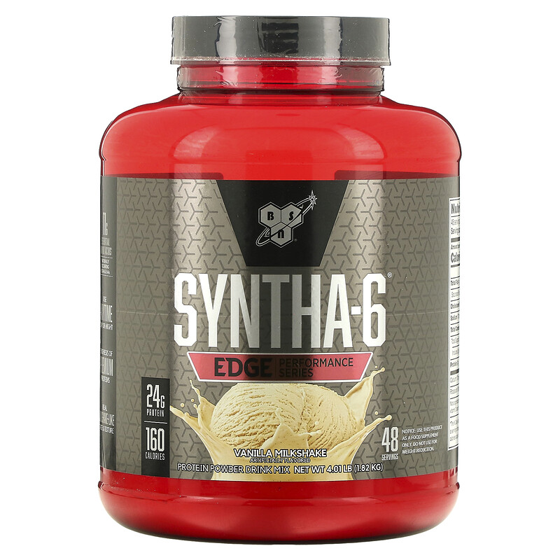 BSN, Syntha-6 Edge, протеиновая смесь для приготовления напитка, ванильный молочный коктейль, 1,82 кг (4,01 фунта)
BSN, Syntha-6 Edge, протеиновая смесь для приготовления напитка, ванильный молочный коктейль, 1,82 кг (4,01 фунта)