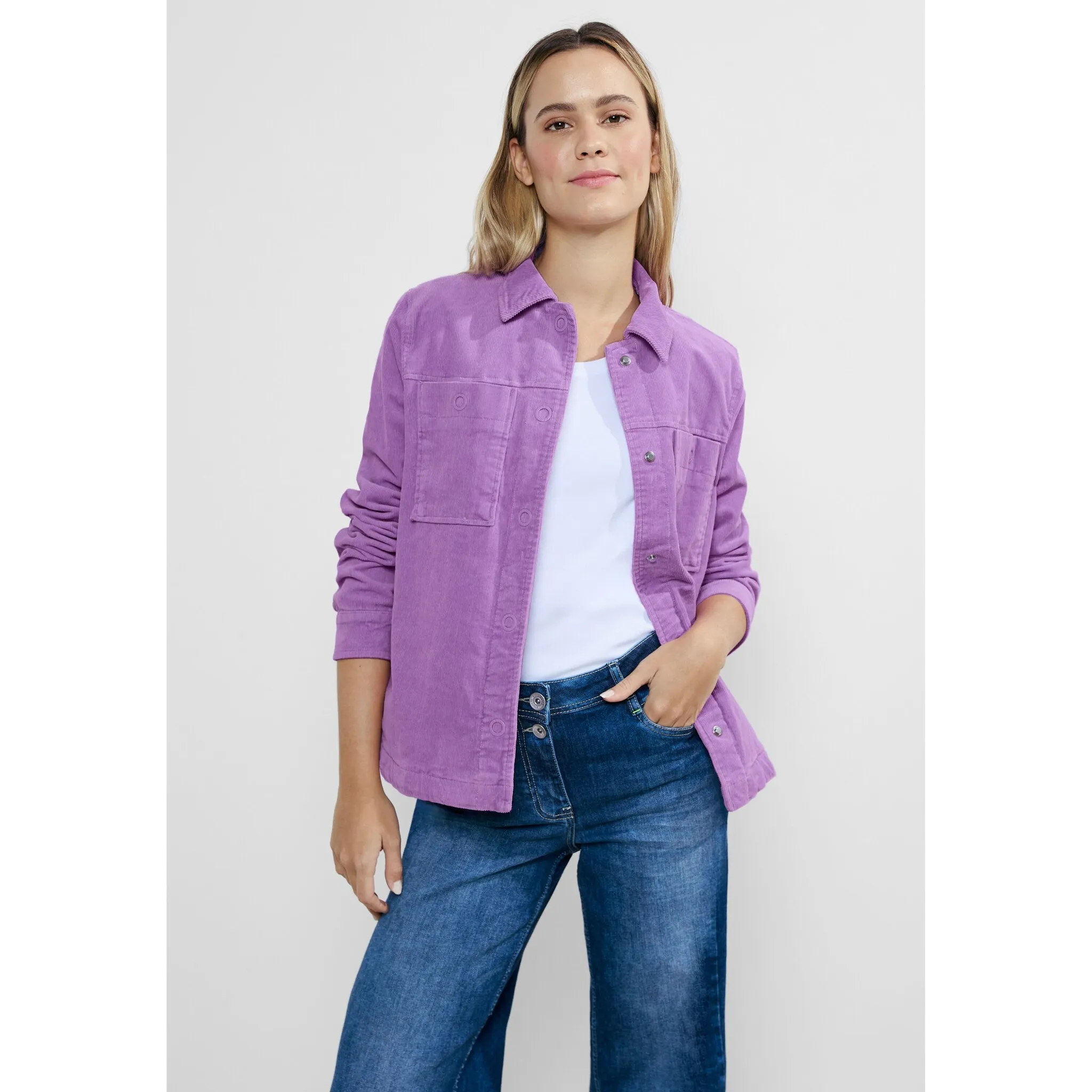 Вельветовая куртка Cecil, без капюшона, с нагрудными карманами, цвет Sporty Lilac
Вельветовая куртка Cecil, без капюшона, с нагрудными карманами, цвет Sporty Lilac