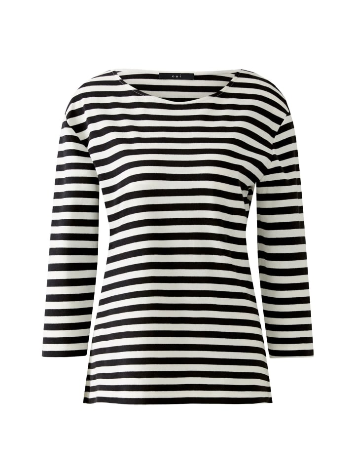 Футболка SOLEILA в черно-белом цвете Oui
Футболка SOLEILA в черно-белом цвете Oui