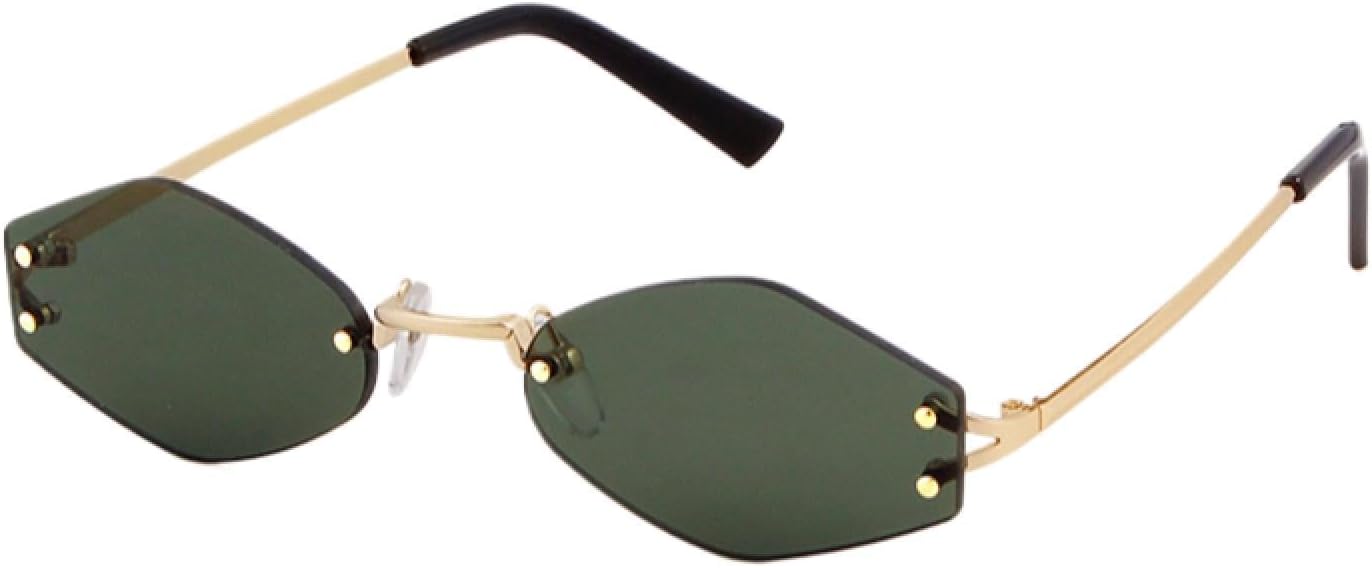 Солнцезащитные очки с защитой от УФ-излучения UV400 | Маленькие, без оправы, зеленые линзы | Для женщин и мужчин, для занятий спортом на открытом воздухе и вождения DSVIGF, 02
Солнцезащитные очки с защитой от УФ-излучения UV400 | Маленькие, без оправы, зеленые линзы | Для женщин и мужчин, для занятий спортом на открытом воздухе и вождения DSVIGF, 02