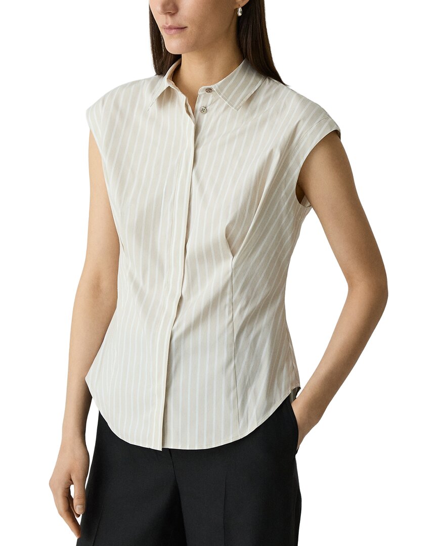 Рубашка с короткими рукавами и завязками Theory Theory, коричневый
Рубашка с короткими рукавами и завязками Theory Theory, коричневый