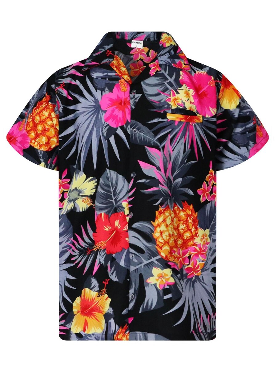 Рубашка King Kameha Pineapple, темно-серый
Рубашка King Kameha Pineapple, темно-серый