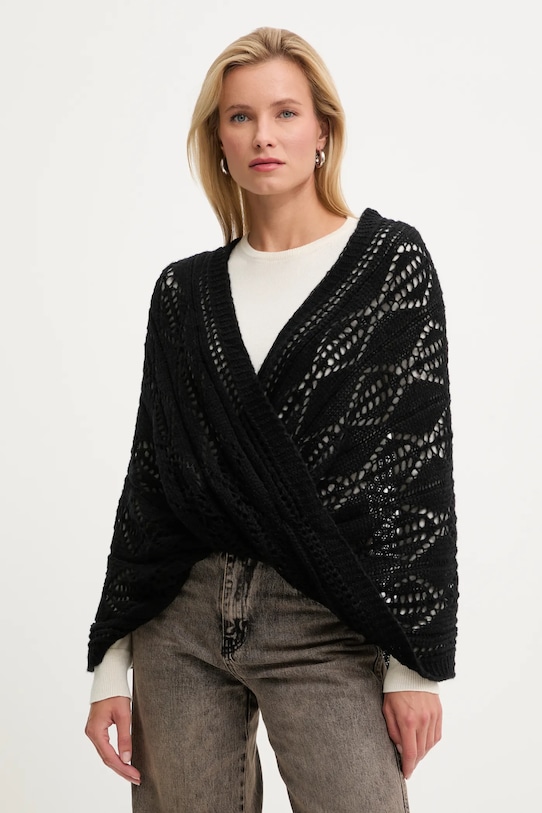 Шарф из мериносовой шерсти Answear.Lab, черный
Шарф из мериносовой шерсти Answear.Lab, черный