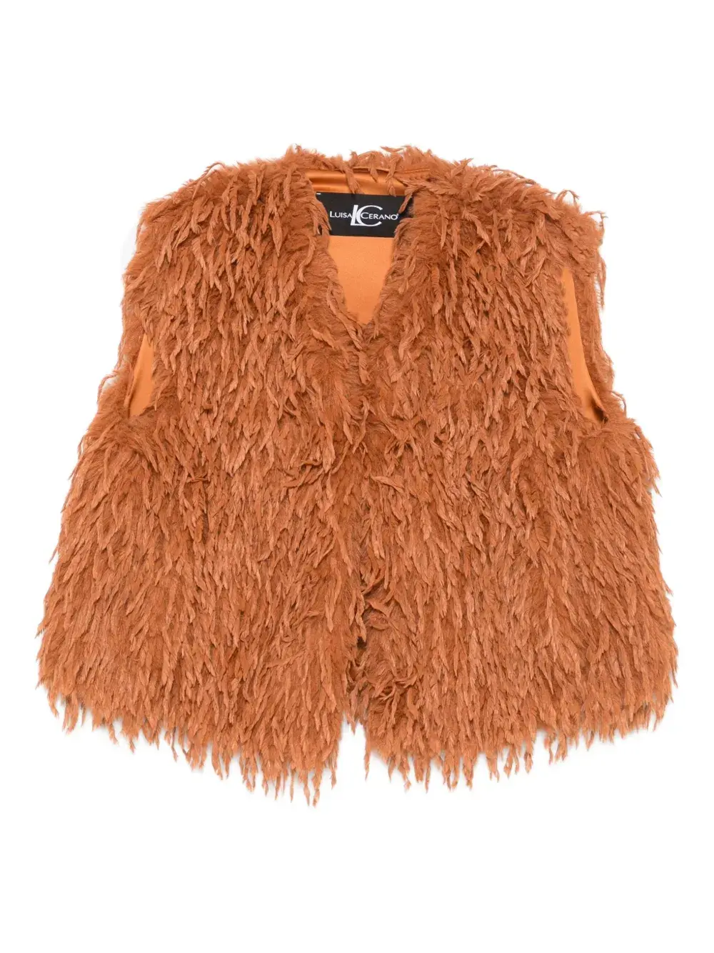 Жилет с V-образным вырезом Luisa Cerano, оранжевый
Жилет с V-образным вырезом Luisa Cerano, оранжевый