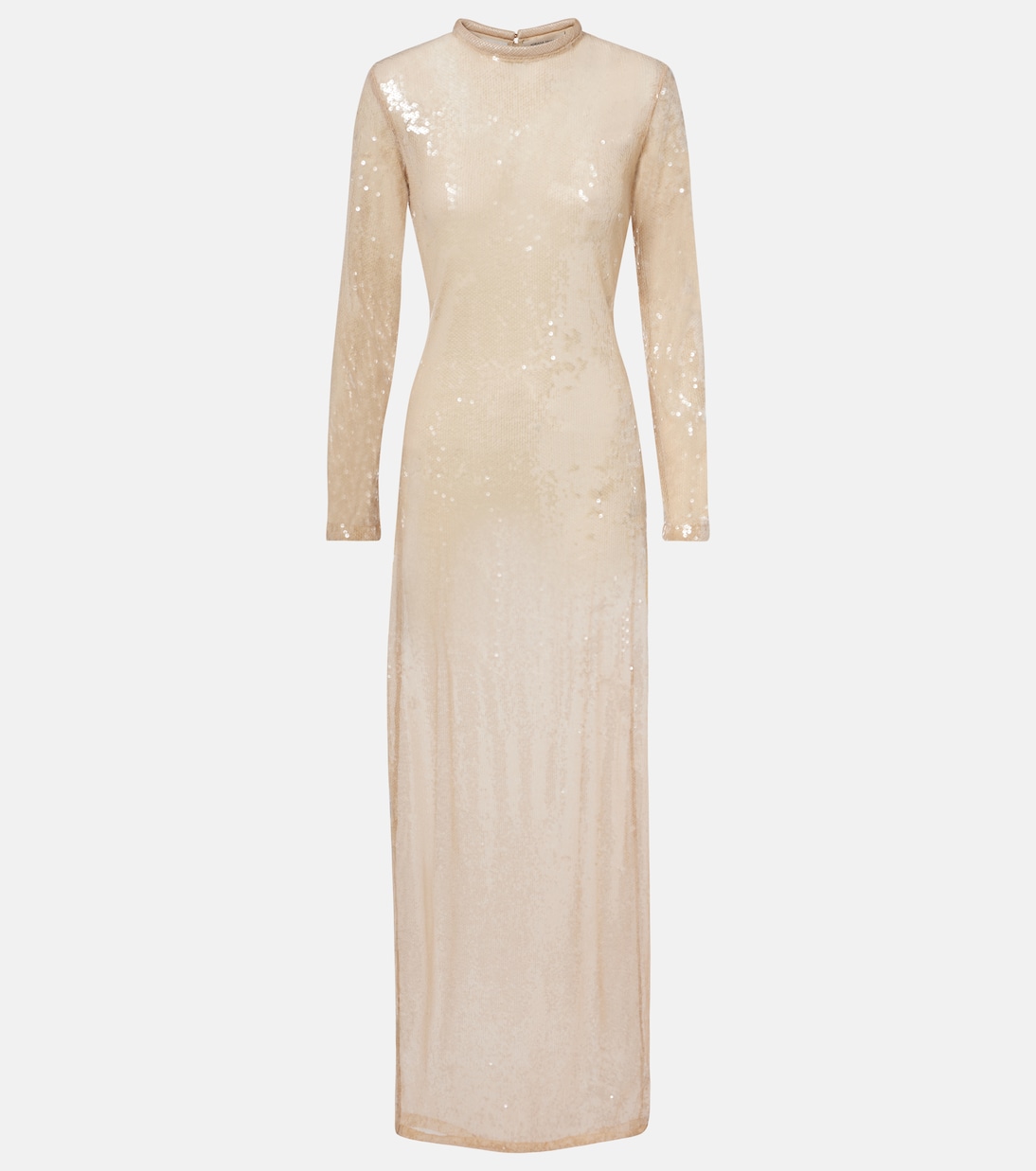 Макси-платье с пайетками из полупрозрачной ткани Adriana Degreas, бежевый
Макси-платье с пайетками из полупрозрачной ткани Adriana Degreas, бежевый