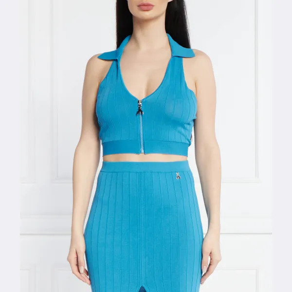 Облегающий топ Patrizia Pepe, синий
Облегающий топ Patrizia Pepe, синий