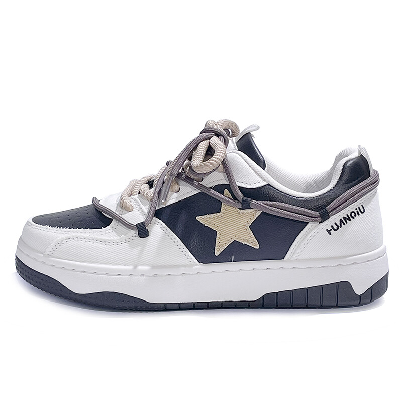 Кеды Huanqiu Skateboard Low-Top, белый/черный/бежевый
Кеды Huanqiu Skateboard Low-Top, белый/черный/бежевый