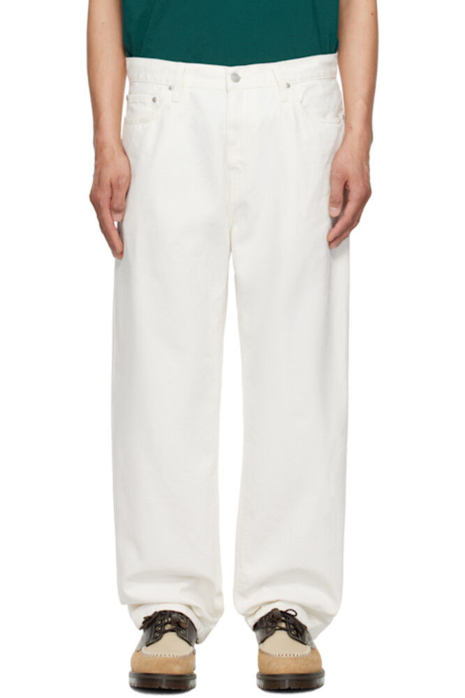 Белые джинсы Аарон Carhartt Work In Progress 
Белые джинсы Аарон Carhartt Work In Progress