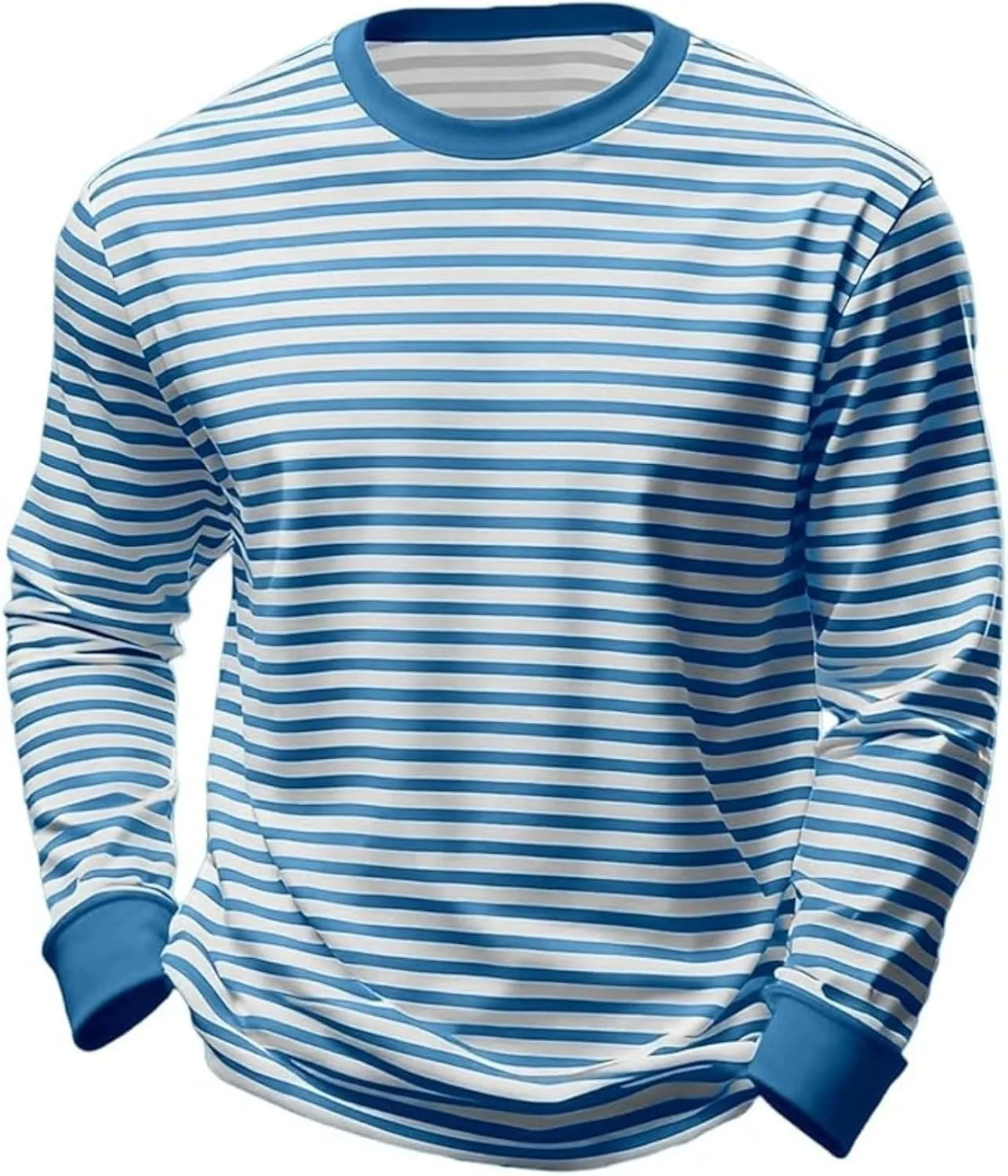 CRNTCEM Casual Oversized полосатая футболка для мужчин, длинный рукав
CRNTCEM Casual Oversized полосатая футболка для мужчин, длинный рукав