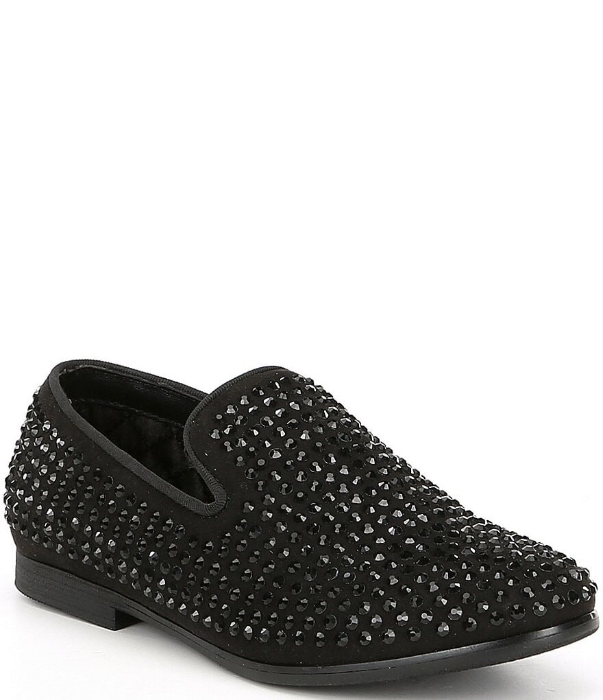 Слипоны Steve Madden для мальчиков B-Caviar со стразами и шипами (молодежная), черный
Слипоны Steve Madden для мальчиков B-Caviar со стразами и шипами (молодежная), черный