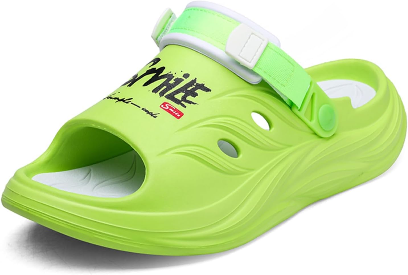 Модные и удобные мужские шлепанцы с открытым носком, изготовленные из легкого и мягкого материала EVA, уютные тапочки, пляжные сандалии для прогулок и домашнего использования Khwfjas, зеленый
Модные и удобные мужские шлепанцы с открытым носком, изготовленные из легкого и мягкого материала EVA, уютные тапочки, пляжные сандалии для прогулок и домашнего использования Khwfjas, зеленый