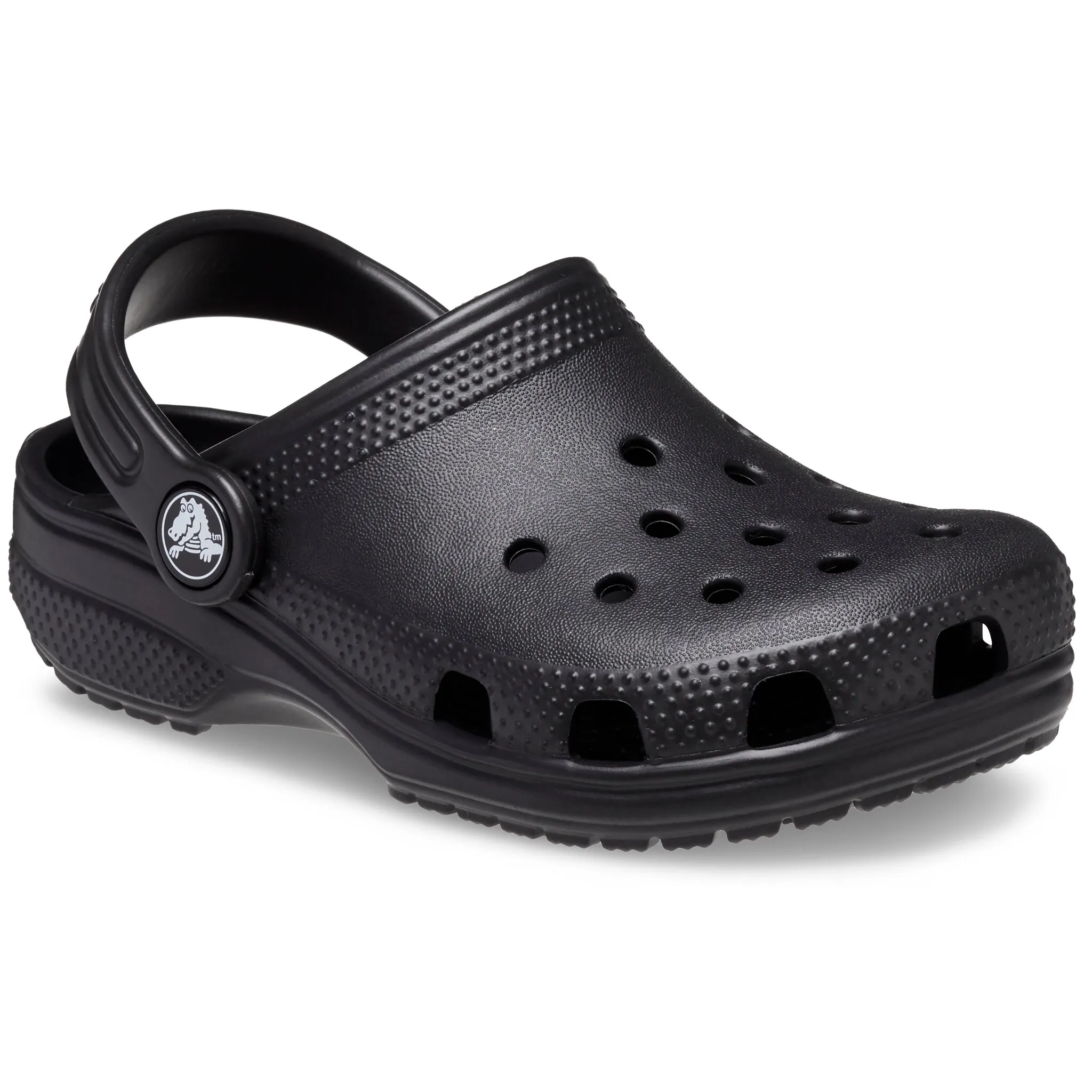 Сабо Crocs "Classic Clog K", тапочки, тапочки, босоножки с ремешками на пятке, черный