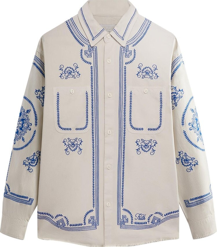 Рубашка Kith Raw Hem Denim Apollo 'Sandrift', кремовый
Рубашка Kith Raw Hem Denim Apollo 'Sandrift', кремовый