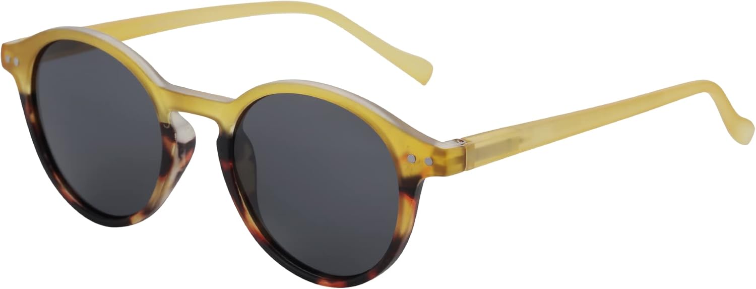 Круглые поляризованные солнцезащитные очки ZENOTTIC, стильные солнцезащитные очки для мужчин и женщин в стиле ретро и классика, широкий выбор моделей, Crystal Yellow Demi/Grey
Круглые поляризованные солнцезащитные очки ZENOTTIC, стильные солнцезащитные очки для мужчин и женщин в стиле ретро и классика, широкий выбор моделей, Crystal Yellow Demi/Grey