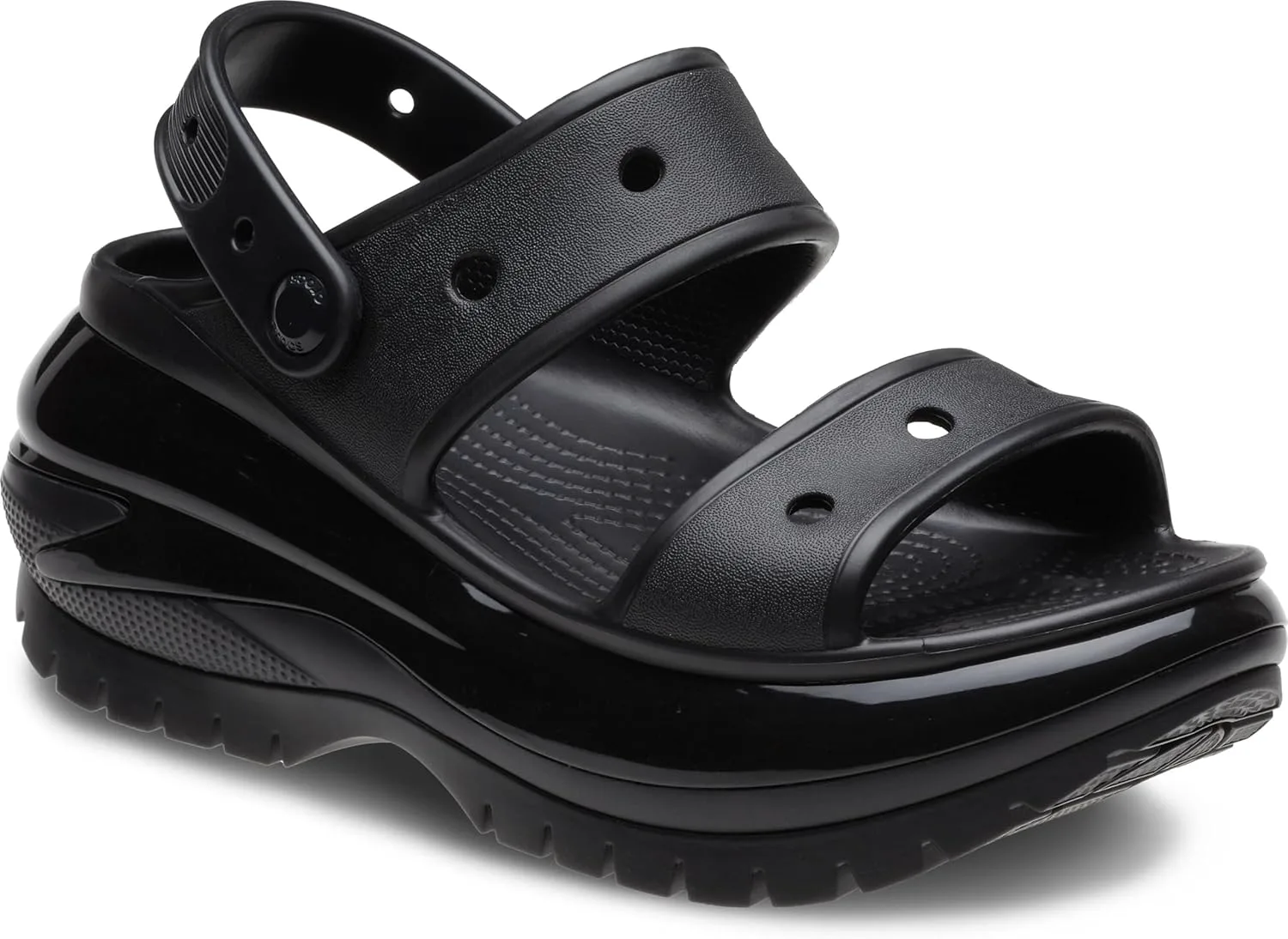 Crocs Classic Mega Crush Sandal, черный
Crocs Classic Mega Crush Sandal, черный