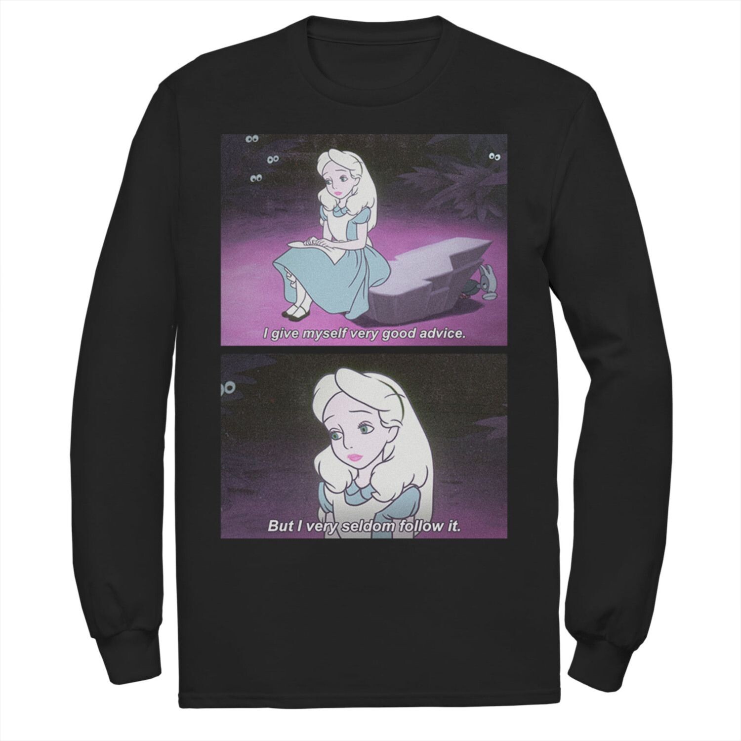 Мужская футболка Disney «Алиса в стране чудес» «Я даю хорошие советы» с панелями Licensed Character
Мужская футболка Disney «Алиса в стране чудес» «Я даю хорошие советы» с панелями Licensed Character