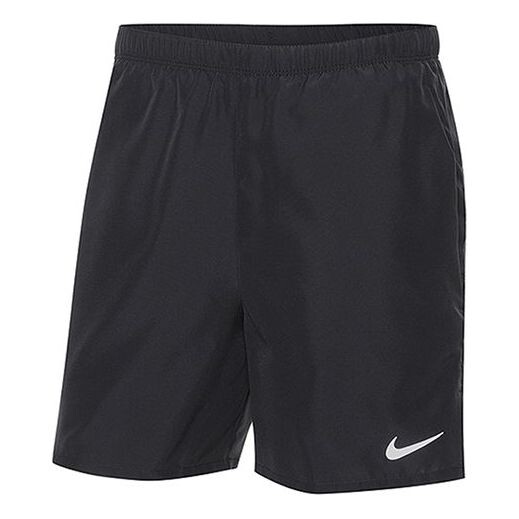 Шорты challenger short running training quick dry sports shorts black Nike, черный 
Шорты challenger short running training quick dry sports shorts black Nike, черный