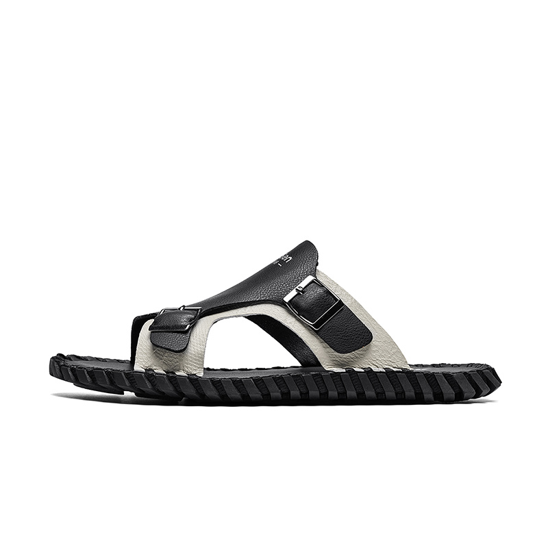 Кожаные лоскутные сандалии с износостойким эффектом для мужчин Mulinsen, Black
Кожаные лоскутные сандалии с износостойким эффектом для мужчин Mulinsen, Black