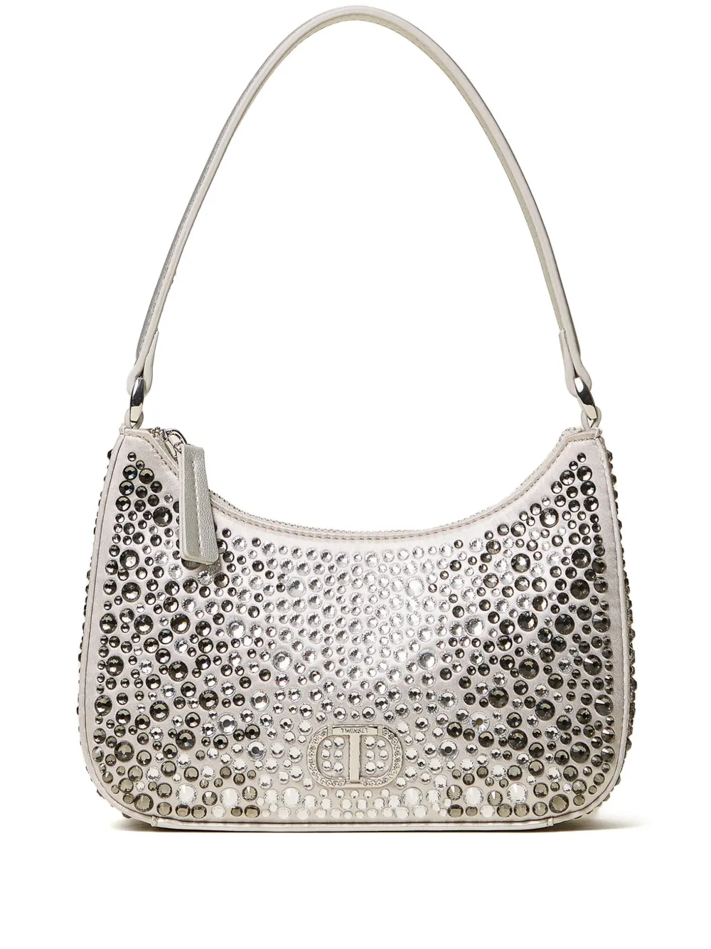 Сумка через плечо в форме полумесяца, украшенная кристаллами TWINSET, белый
Сумка через плечо в форме полумесяца, украшенная кристаллами TWINSET, белый