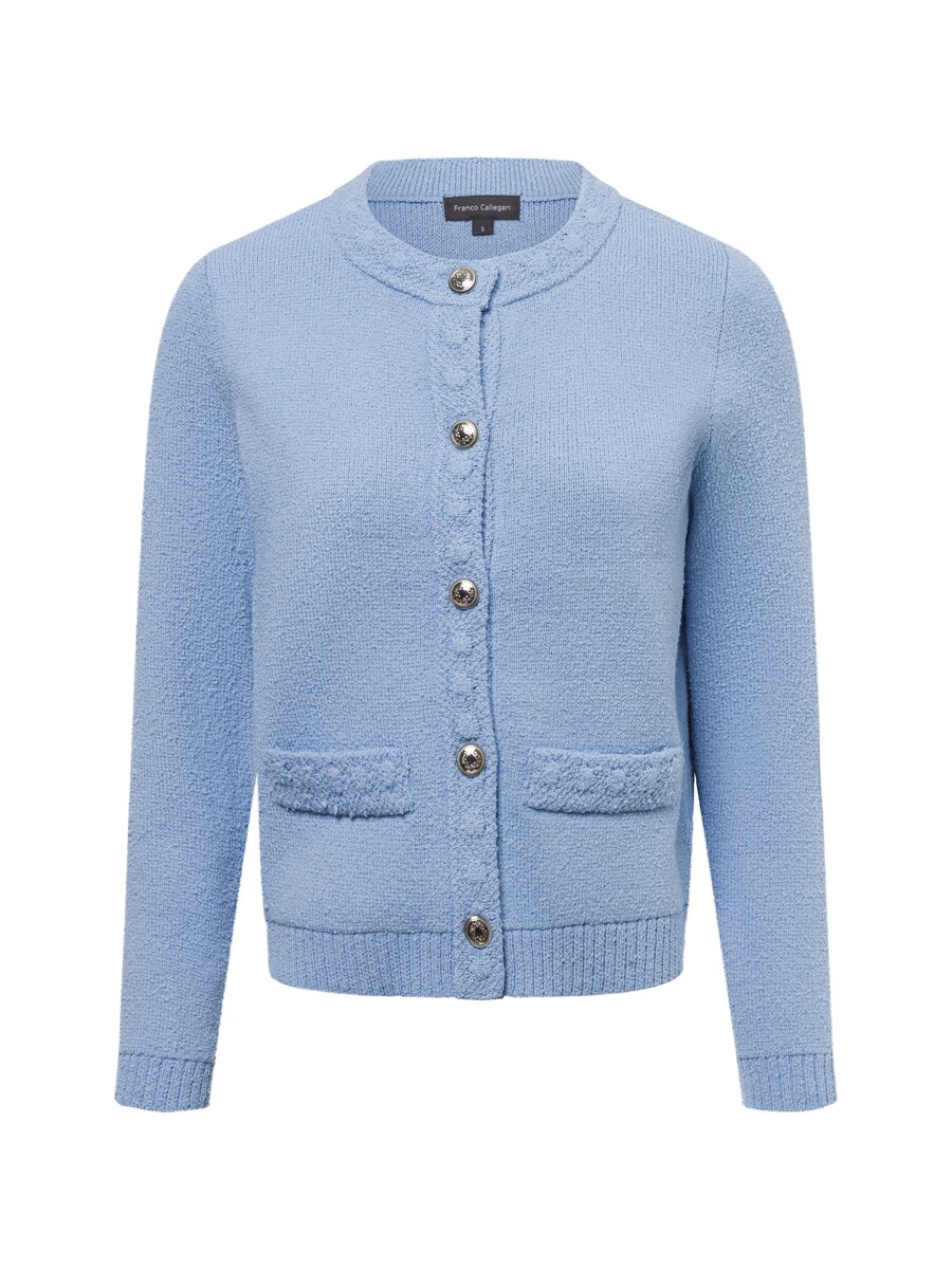 Вязаный кардиган Franco Callegari, светло-синий
Вязаный кардиган Franco Callegari, светло-синий