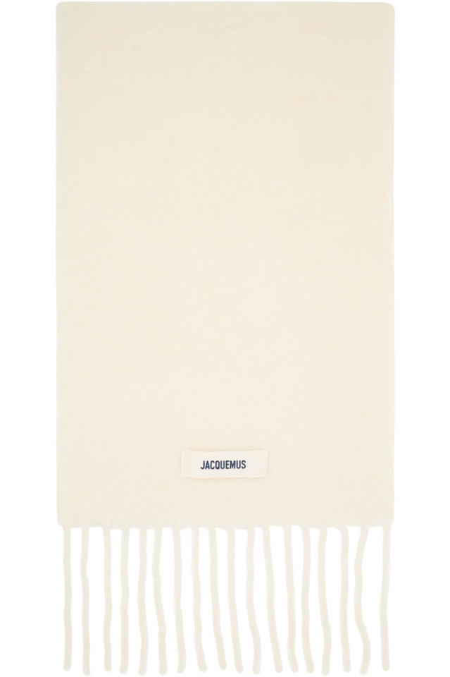 Шарф La casa 'the carro' Jacquemus, Off-White
Шарф La casa 'the carro' Jacquemus, Off-White