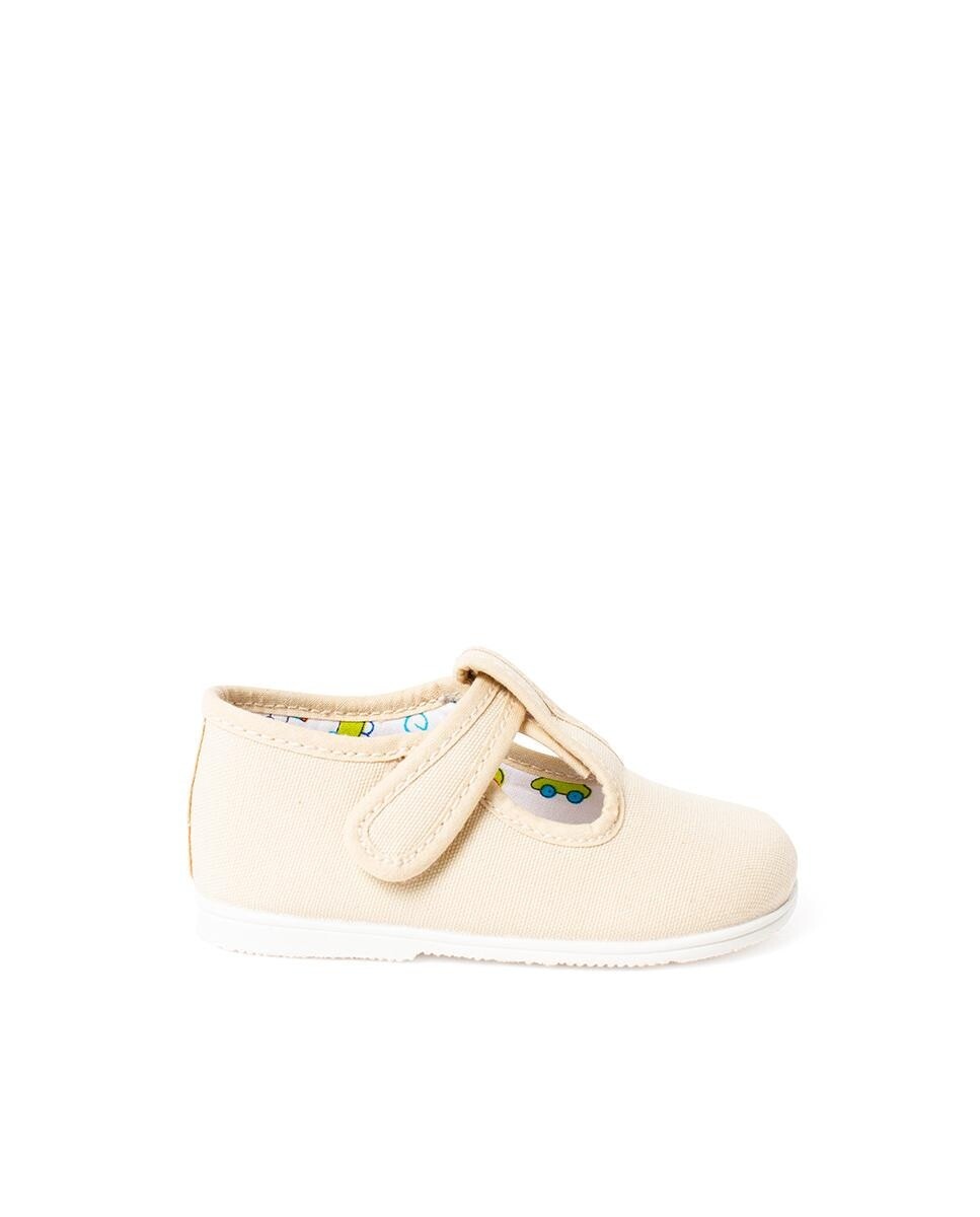 Холщовые тапочки для мальчика с застежкой на липучку Pisamonas, бежевый
Холщовые тапочки для мальчика с застежкой на липучку Pisamonas, бежевый