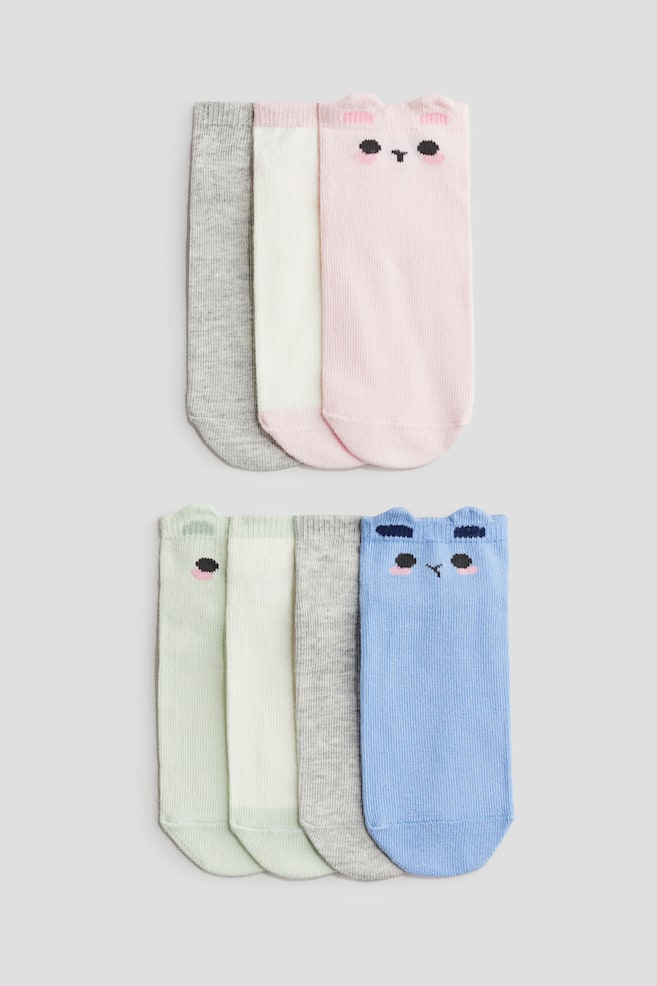 7 пар носков-кроссовок H&M, мультиколор
7 пар носков-кроссовок H&M, мультиколор