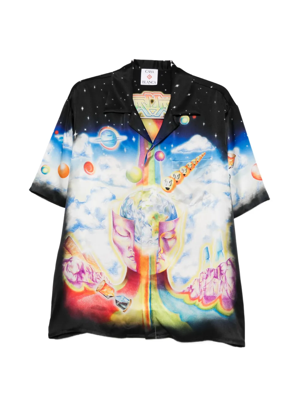 Рубашка с кубинским воротником и графичным принтом The Essential Experience Casablanca, черный
Рубашка с кубинским воротником и графичным принтом The Essential Experience Casablanca, черный