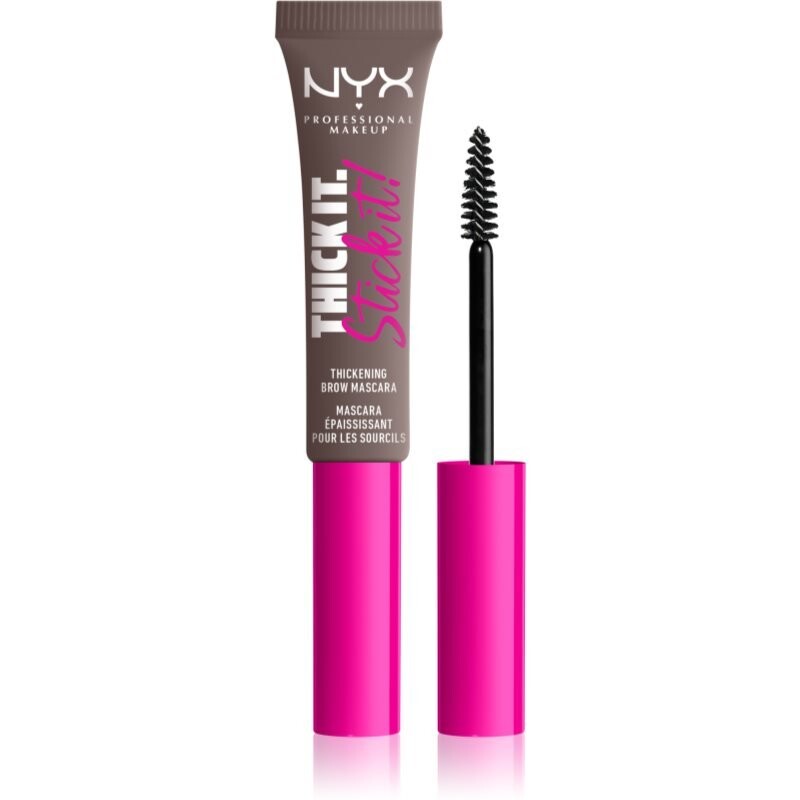 NYX Professional Makeup Thick it Stick It Brow Mascara Тушь для бровей оттенок 05 Пепельно-коричневый 7 мл
NYX Professional Makeup Thick it Stick It Brow Mascara Тушь для бровей оттенок 05 Пепельно-коричневый 7 мл