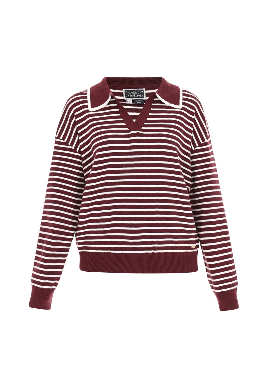 Свитер DreiMaster Maritim, темно-красный/белый
Свитер DreiMaster Maritim, темно-красный/белый