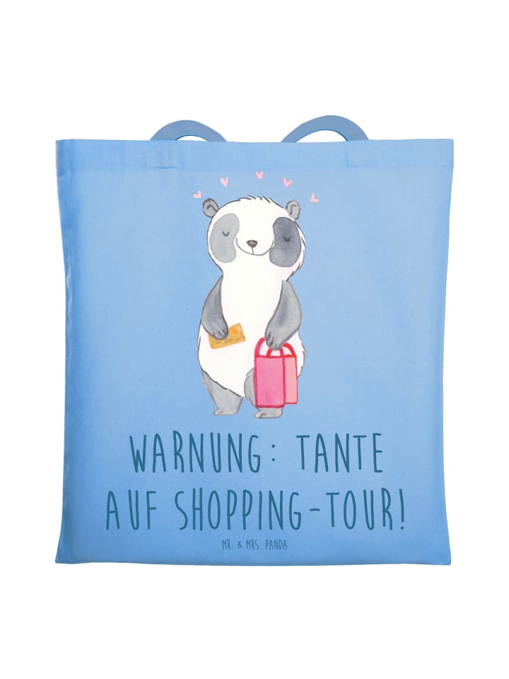 Mr. & Mrs. Panda Сумка-шоппер «Тетя ходит по магазинам» с надписью небесно-голубого цвета
Mr. & Mrs. Panda Сумка-шоппер «Тетя ходит по магазинам» с надписью небесно-голубого цвета