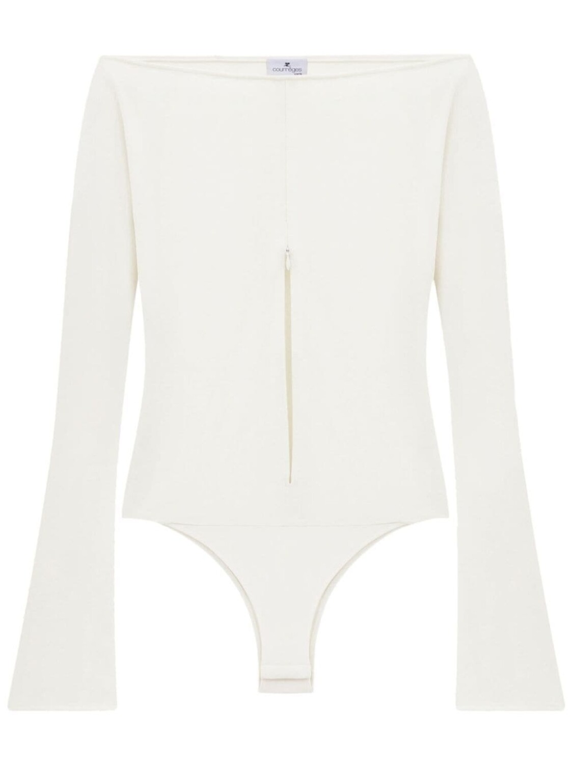 Courrèges боди на молнии с открытыми плечами, белый
Courrèges боди на молнии с открытыми плечами, белый