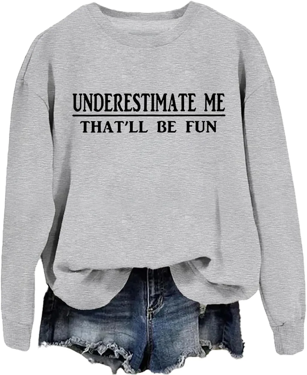 Свитшот Underestimate Me That'll Be Fun
Свитшот Underestimate Me That'll Be Fun