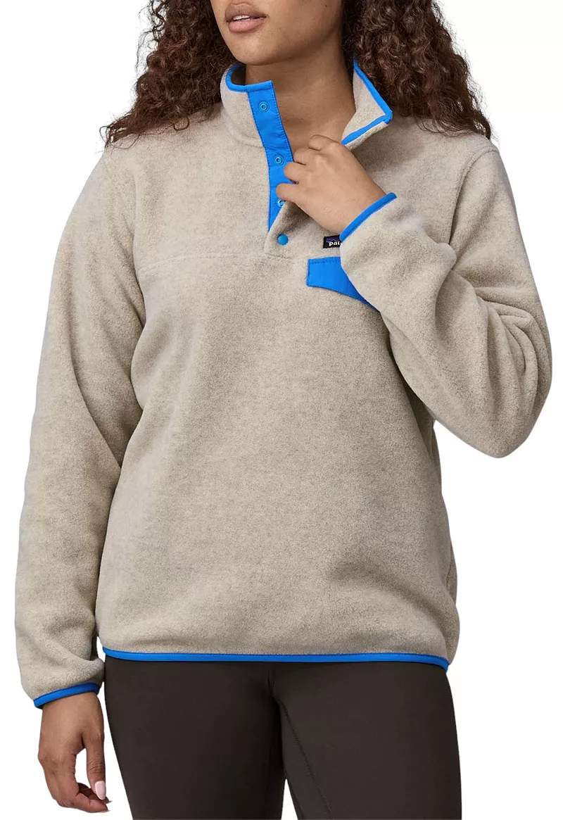 Женский флисовый пуловер Patagonia Synchilla Snap-T, цвет Oatmeal Htr Vessel Blue
Женский флисовый пуловер Patagonia Synchilla Snap-T, цвет Oatmeal Htr Vessel Blue